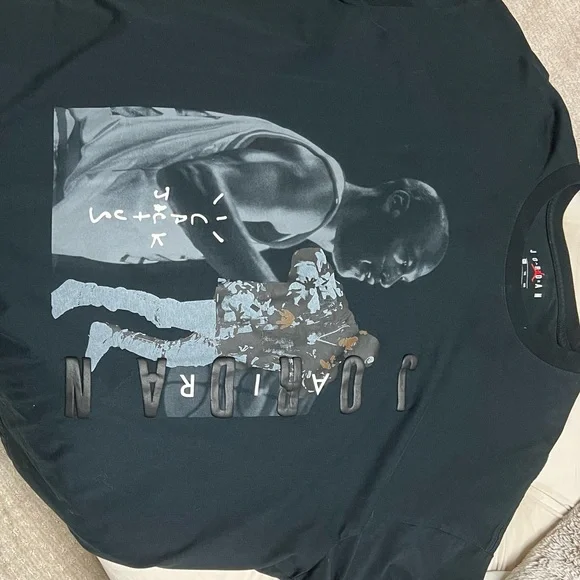 Travis Scott Jordan t-shirt sz XL mens - Picture 7 of 7